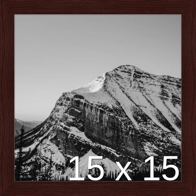 Frame It Easy 15 x 15 Merlot Wood Frame (Derby)