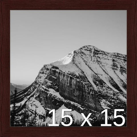 Frame It Easy 15 x 15 Merlot Wood Frame (Derby)