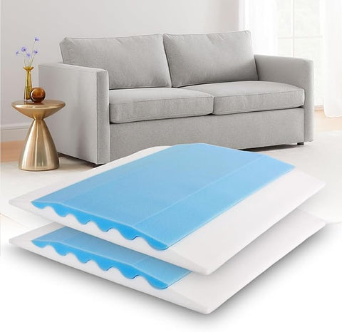 Upgraded Wave Double Layer Sofa Cushion, Couch Support for Sagging Cushions to Repair Sagging Seats, Lift Saggy Seats, Extend Couch's Life, Set of 2