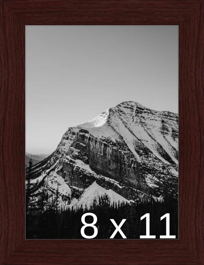 Frame It Easy 8 1/2 x 11 Merlot Wood Frame (Derby)