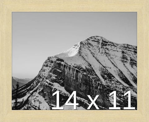 Frame It Easy 14 x 11 Wheat Wood Frame (Derby)