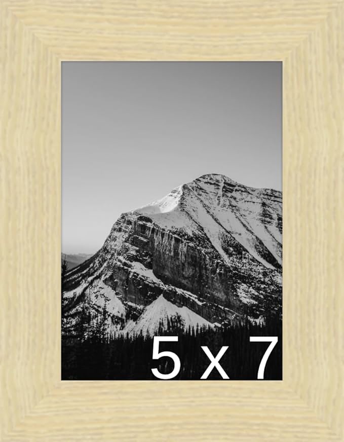 Frame It Easy 5 x 7 Wheat Wood Frame (Derby)