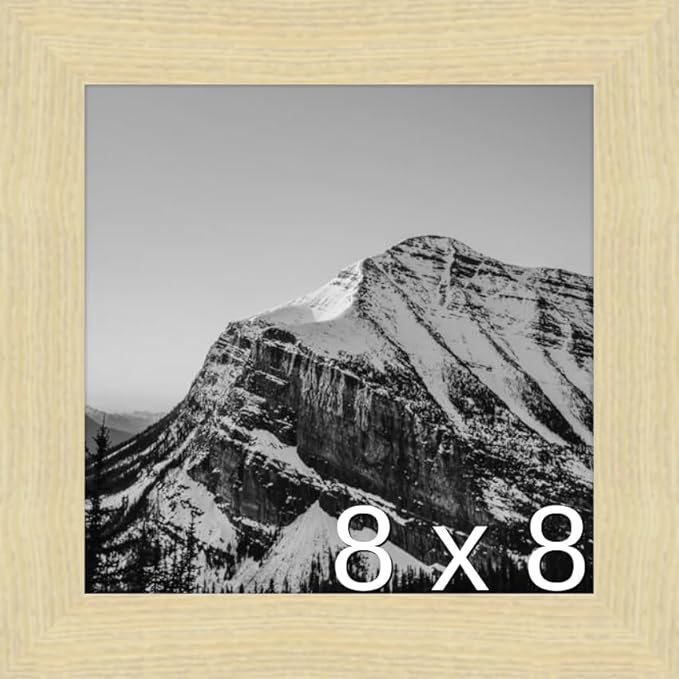 Frame It Easy 8 x 8 Wheat Wood Frame (Derby)