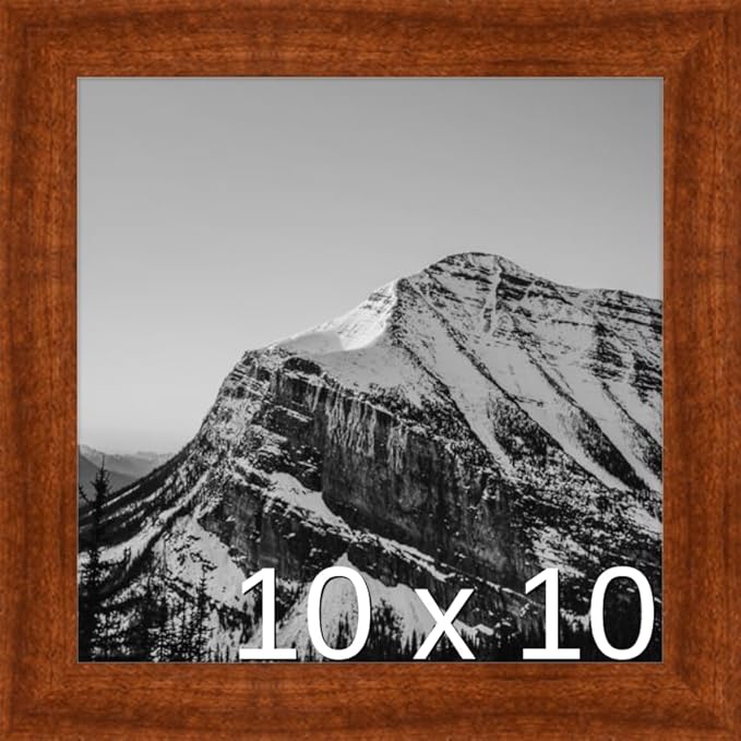 Frame It Easy 10 x 10 Russet Wood Frame (Derby)