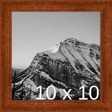 Frame It Easy 10 x 10 Russet Wood Frame (Derby)