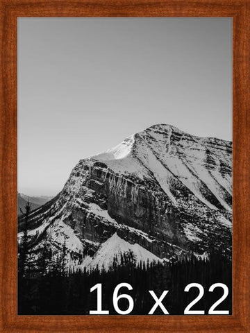Frame It Easy 16 x 22 Russet Wood Frame (Derby)