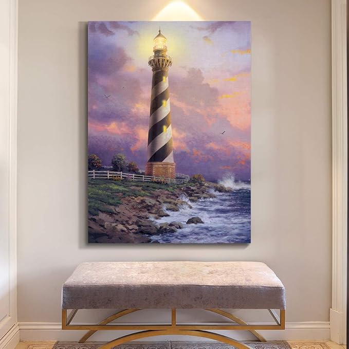 Looife Custom Canvas Wall Art from Your Photo 24x36 inch Frame Personalized Picture Prints Decor Wrapped Canvas Poster for Room Decoration Ready to Hang