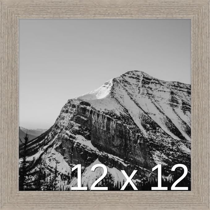 Frame It Easy 12 x 12 Rustic Gray Wood Frame (Derby)