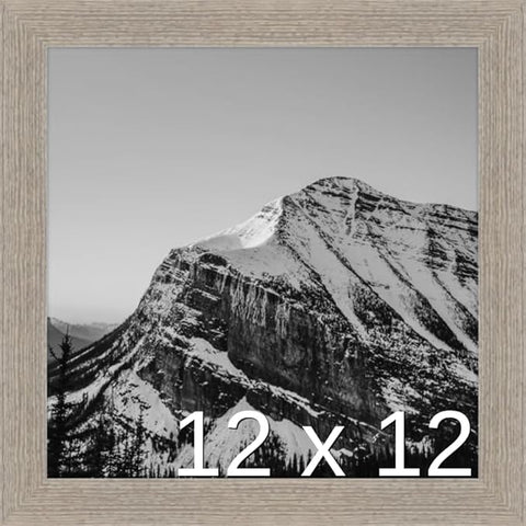 Frame It Easy 12 x 12 Rustic Gray Wood Frame (Derby)