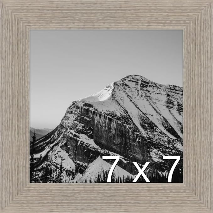 Frame It Easy 7 x 7 Rustic Gray Wood Frame (Derby)