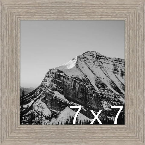 Frame It Easy 7 x 7 Rustic Gray Wood Frame (Derby)