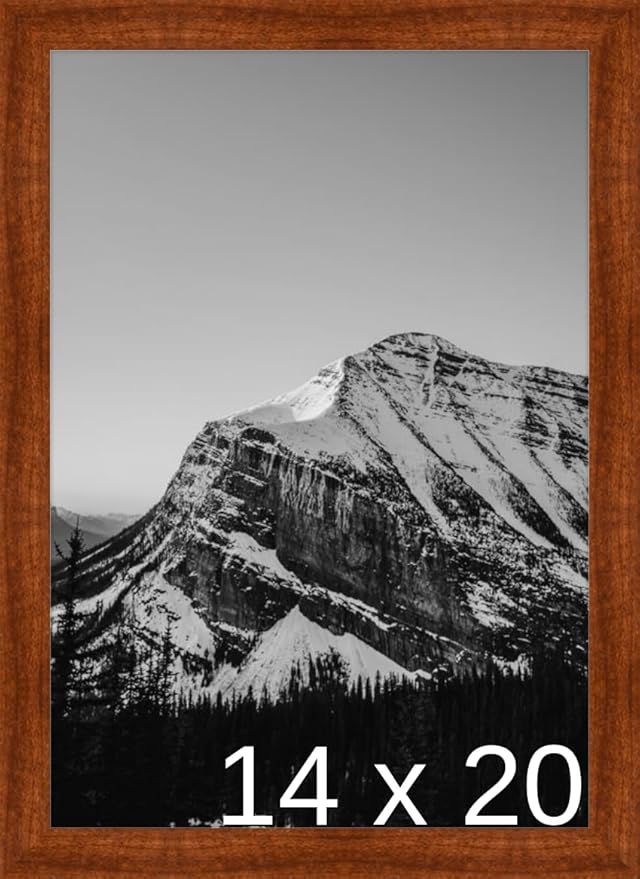 Frame It Easy 14 x 20 Russet Wood Frame (Derby)