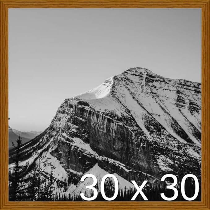 Frame It Easy 30 x 30 Hazel Wood Frame (Derby)