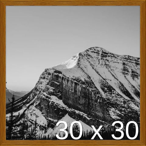 Frame It Easy 30 x 30 Hazel Wood Frame (Derby)