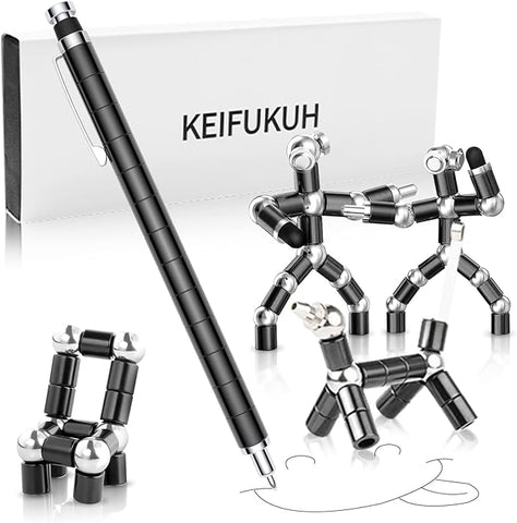 Fun Men Gifts Fidget Gel Pens - Unique Birthday Gift for Mens, Novelty Christmas Stocking Stuffers Easter Anniversary Valentines Day White Elephant Present Ideas Gadget, Cool Secret Santa Gift for Him