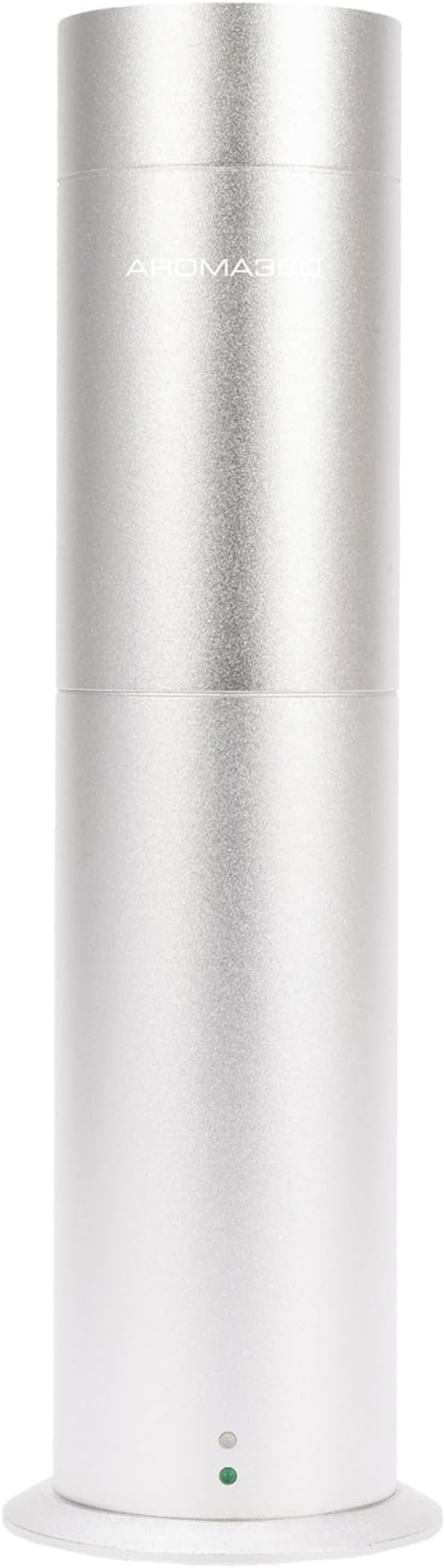 Aroma360-Mini Pro Scent Diffuser-Aroma Diffuser for Essential Oils-Cold-Air Diffusion-600sq.ft. Coverage-Waterless Air Diffuser for Home & Office-Metalic Silver Works Exclusively with Pro Pod Bottles