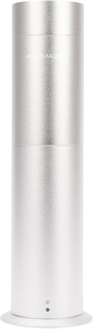 Aroma360-Mini Pro Scent Diffuser-Aroma Diffuser for Essential Oils-Cold-Air Diffusion-600sq.ft. Coverage-Waterless Air Diffuser for Home & Office-Metalic Silver Works Exclusively with Pro Pod Bottles