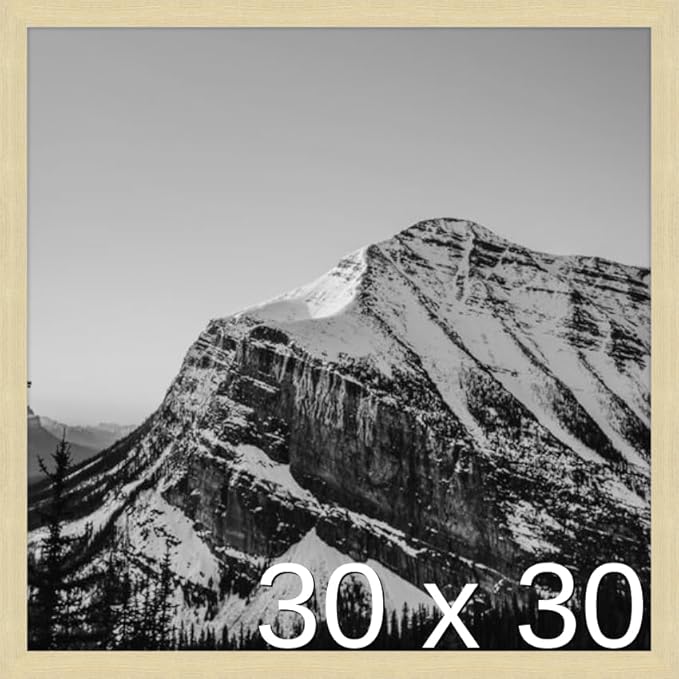 Frame It Easy 30 x 30 Wheat Wood Frame (Derby)