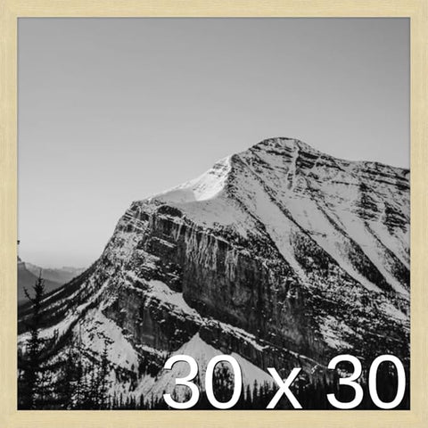Frame It Easy 30 x 30 Wheat Wood Frame (Derby)