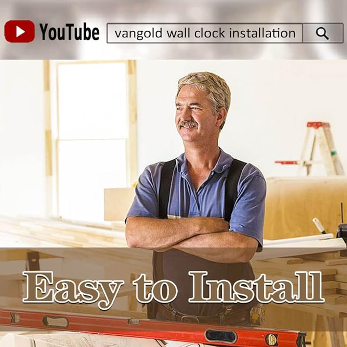 VANGOLD Design Framless Wall Clock