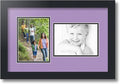ArtToFrames Double-Multimat-106-805/89-FRBW26079 Collage Photo Frame Double Mat with 2-5x7 Openings and Satin Black Frame