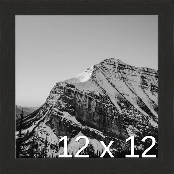 Frame It Easy 12 x 12 Coffee Wood Frame (Derby)