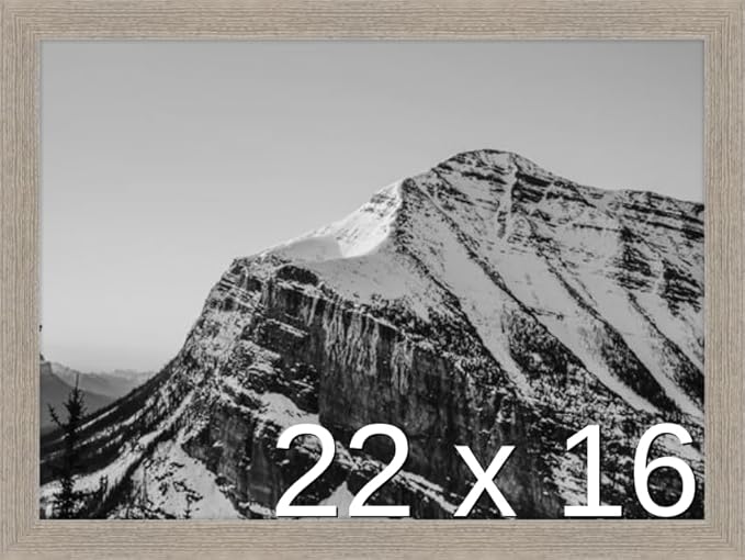 Frame It Easy 22 x 16 Rustic Gray Wood Frame (Derby)