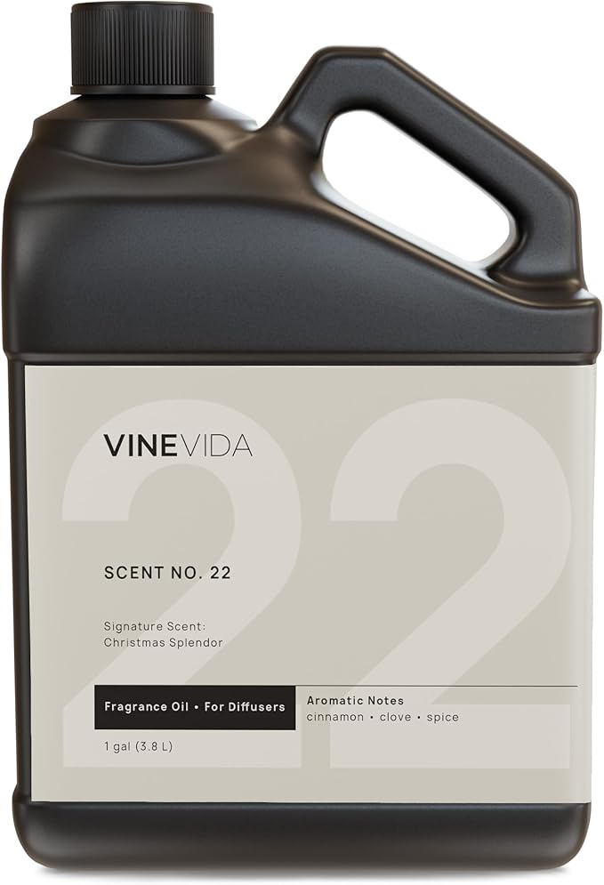 VINEVIDA [Gallon (128 Fl Oz)] Christmas Splendor Fragrance Oil for Cold Air Diffusers, Essential Oils for Diffuser Oil Refill & Air Freshener Room Spray