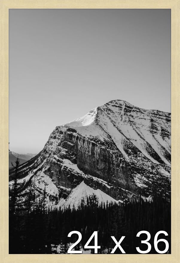 Frame It Easy 24 x 36 Wheat Wood Frame (Derby)