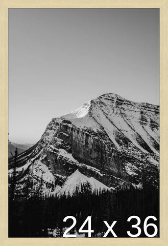Frame It Easy 24 x 36 Wheat Wood Frame (Derby)