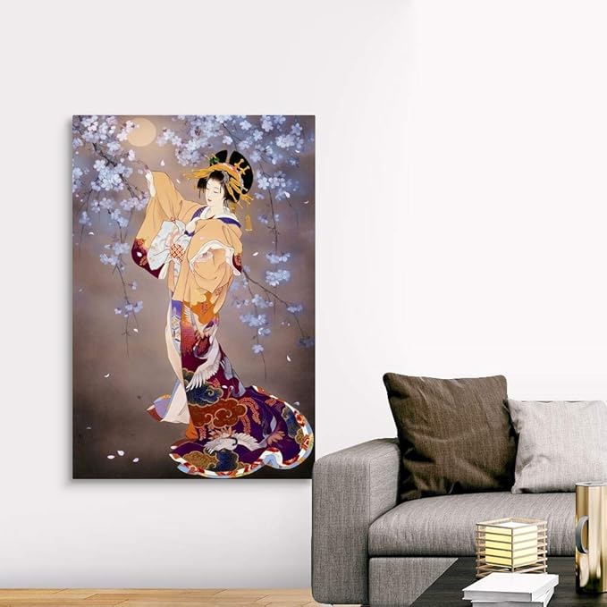 CANVAS ON DEMAND Yoi Canvas Wall Art Print by Haruyo Morita, Figurative, Home Decor, Beauty Artwork, 40" x60in
