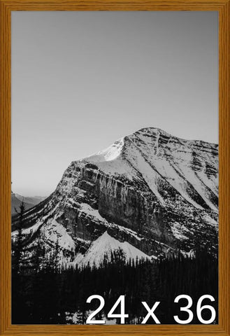 Frame It Easy 24 x 36 Hazel Wood Frame (Derby)