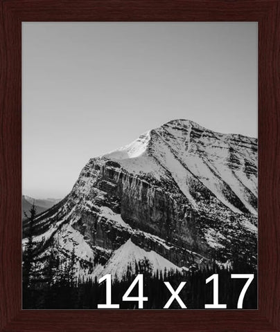 Frame It Easy 14 x 17 Merlot Wood Frame (Derby)