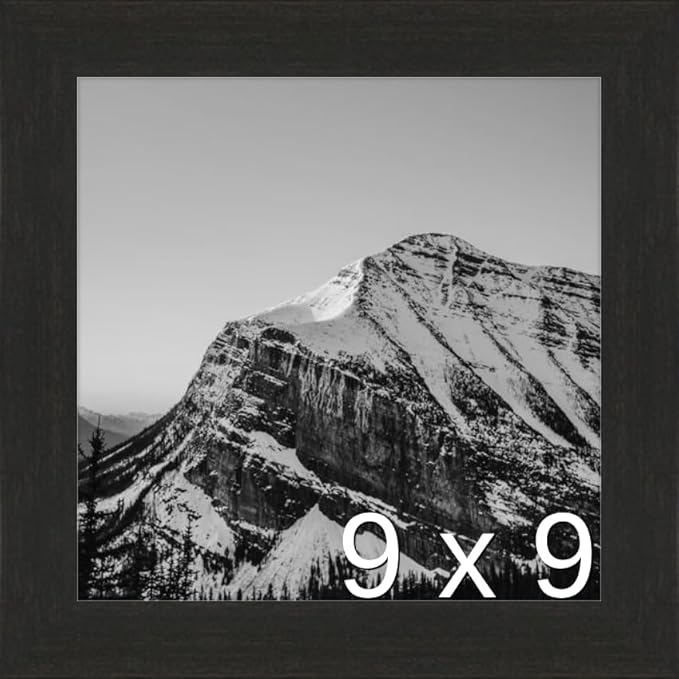 Frame It Easy 9 x 9 Coffee Wood Frame (Derby)