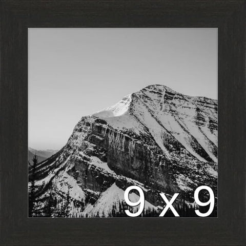 Frame It Easy 9 x 9 Coffee Wood Frame (Derby)