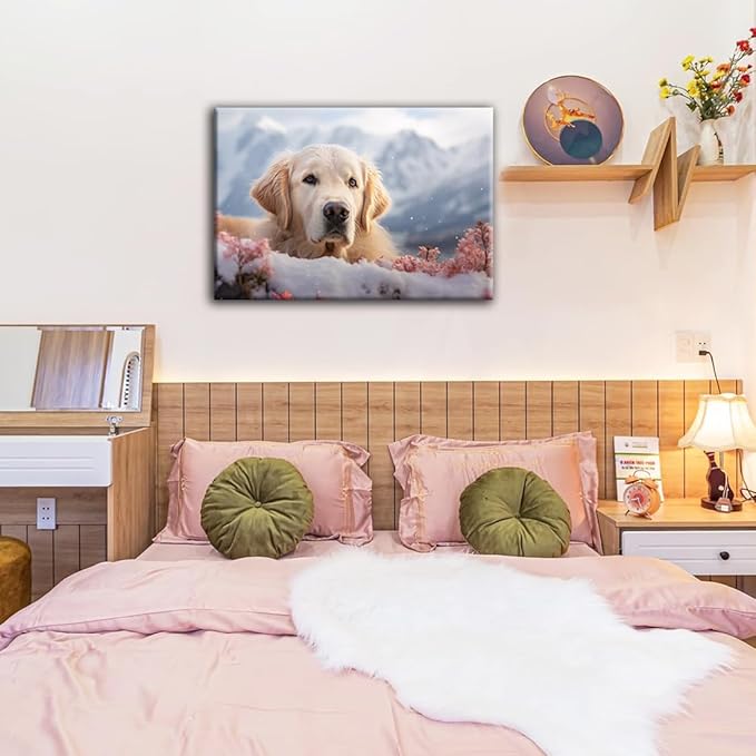 Looife Custom Canvas Prints, Custom Canvas Painting Personalized Wall Art with Your Photo on Canvas - 18"x12"