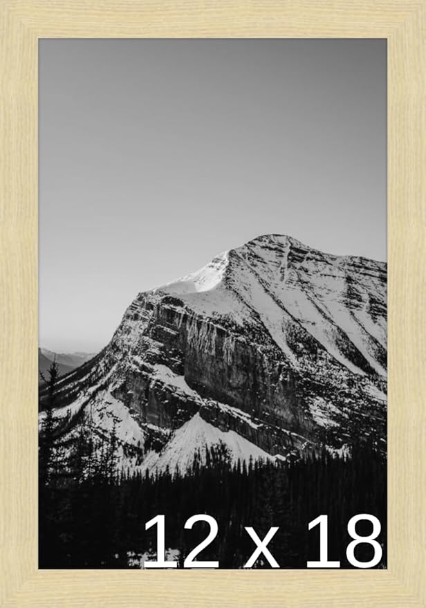 Frame It Easy 12 x 18 Wheat Wood Frame (Derby)
