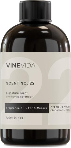 VINEVIDA [4 Fl Oz] Christmas Splendor Fragrance Oil for Cold Air Diffusers, Essential Oils for Diffuser Oil Refill & Air Freshener Room Spray
