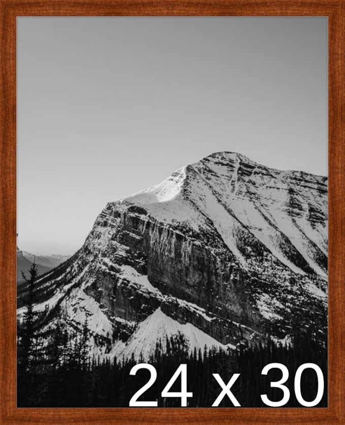 Frame It Easy 24 x 30 Russet Wood Frame (Derby)