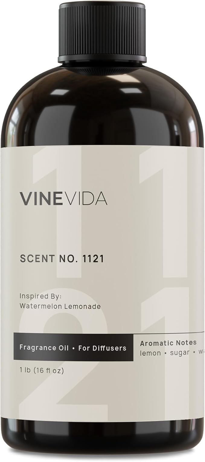 VINEVIDA [16 Fl Oz] Watermelon Lemonade Fragrance Oil for Cold Air Diffusers, Essential Oils for Diffuser Oil Refill & Air Freshener Room Spray