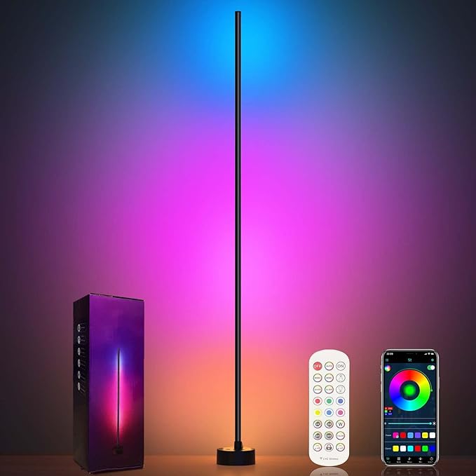 Corner Floor Lamp, RGB Floor Lamp