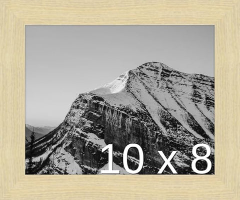 Frame It Easy 10 x 8 Wheat Wood Frame (Derby)