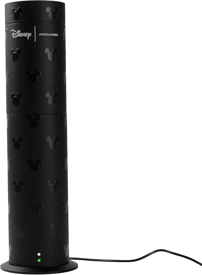 Aroma360 -Disney-Mini Pro Scent Diffuser-Aroma Diffuser for Essential Oils-Cold-Air Diffusion-600sq.ft. Coverage-Waterless Air Diffuser-Disney Mickey Mouse Works Exclusively with Pro Pod Bottles