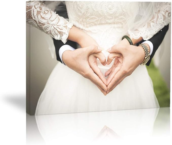 Looife Custom Canvas Wall Art from Your Photo 40x28 inch Frame Personalized Picture Prints Decor Wrapped Canvas Poster for Room Decoration Ready to Hang