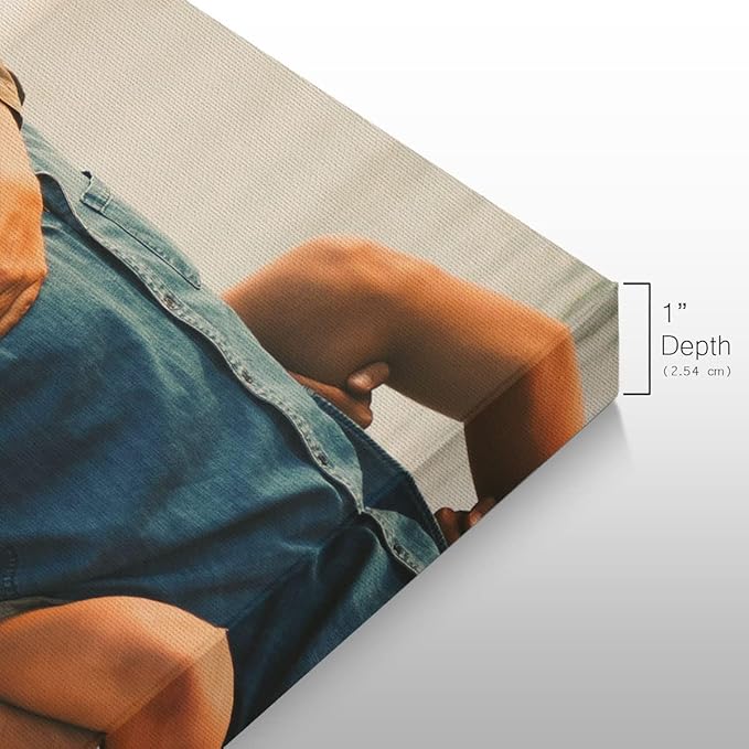 Renditions Gallery Set of 4, 11X14 Custom Photo Prints with Real Wood Picture Frames. Create Personalized Photos with Peel & Stick Photo Frames. Wrapped Canvas