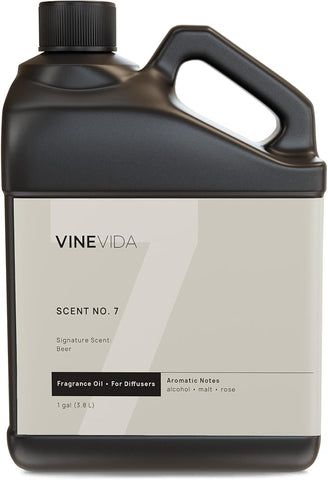 VINEVIDA [Gallon (128 Fl Oz)] Beer Fragrance Oil for Cold Air Diffusers, Essential Oils for Diffuser Oil Refill & Air Freshener Room Spray