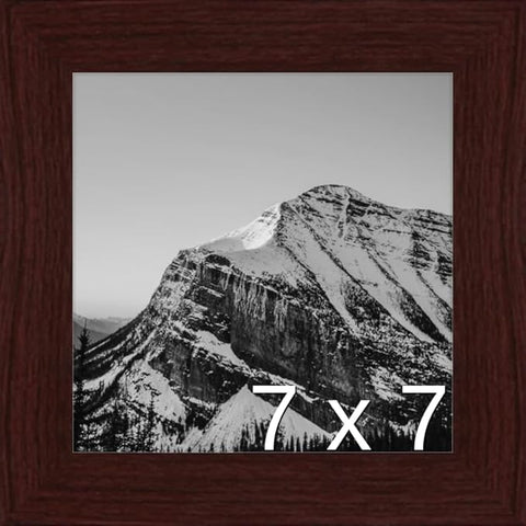Frame It Easy 7 x 7 Merlot Wood Frame (Derby)