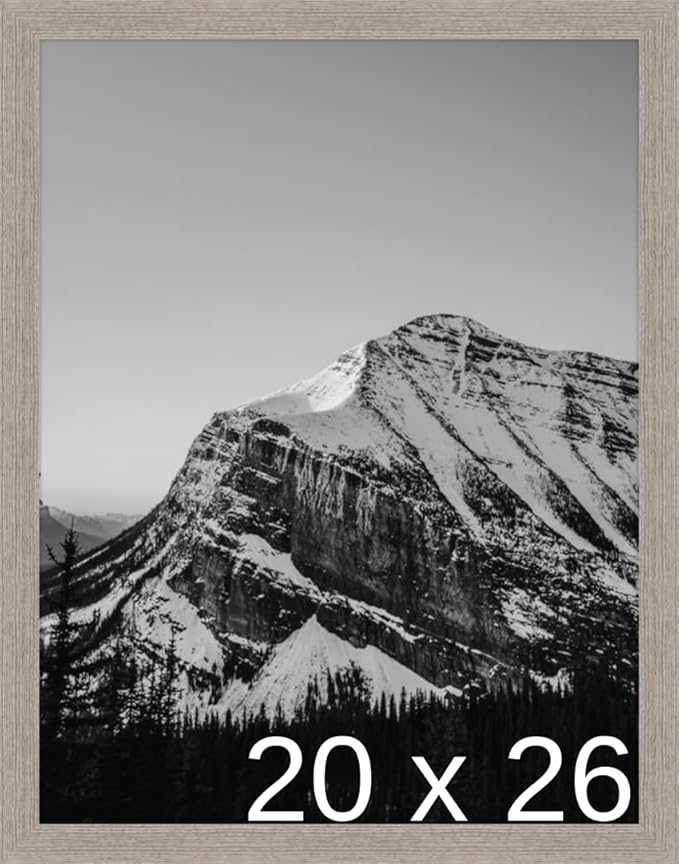 Frame It Easy 20 x 26 Rustic Gray Wood Frame (Derby)