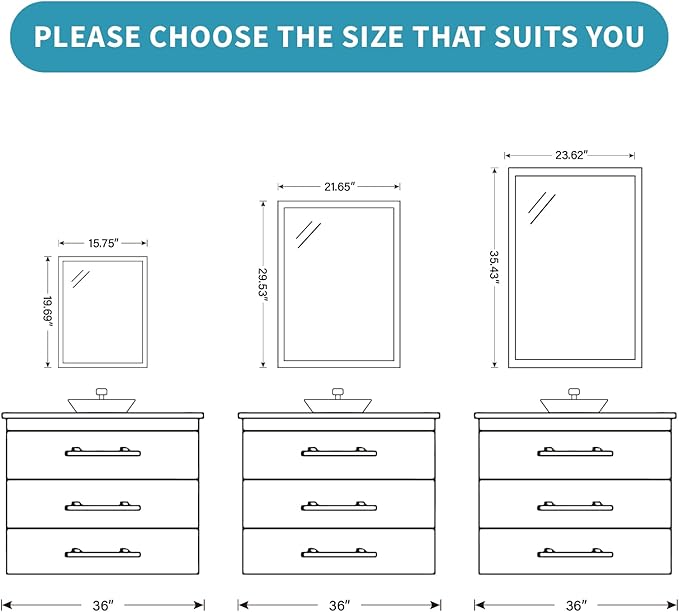 Retro Copper Effect Framed Wall Mirror, 32x40 Rectangle Mirror, 1/8"Anti-desilvering Tempered Glass, Sustainable&Sturdy Frame, Anti-Rust, HD Reflection &3min Fast Setup for Bathroom Living Room