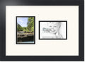 Art to Frames Double-Multimat-102-824/89-FRBW26079 Collage Photo Frame Double Mat with 2 - 4x6 Openings and Satin Black Frame